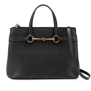 Gucci Bright Bit leather tote bag